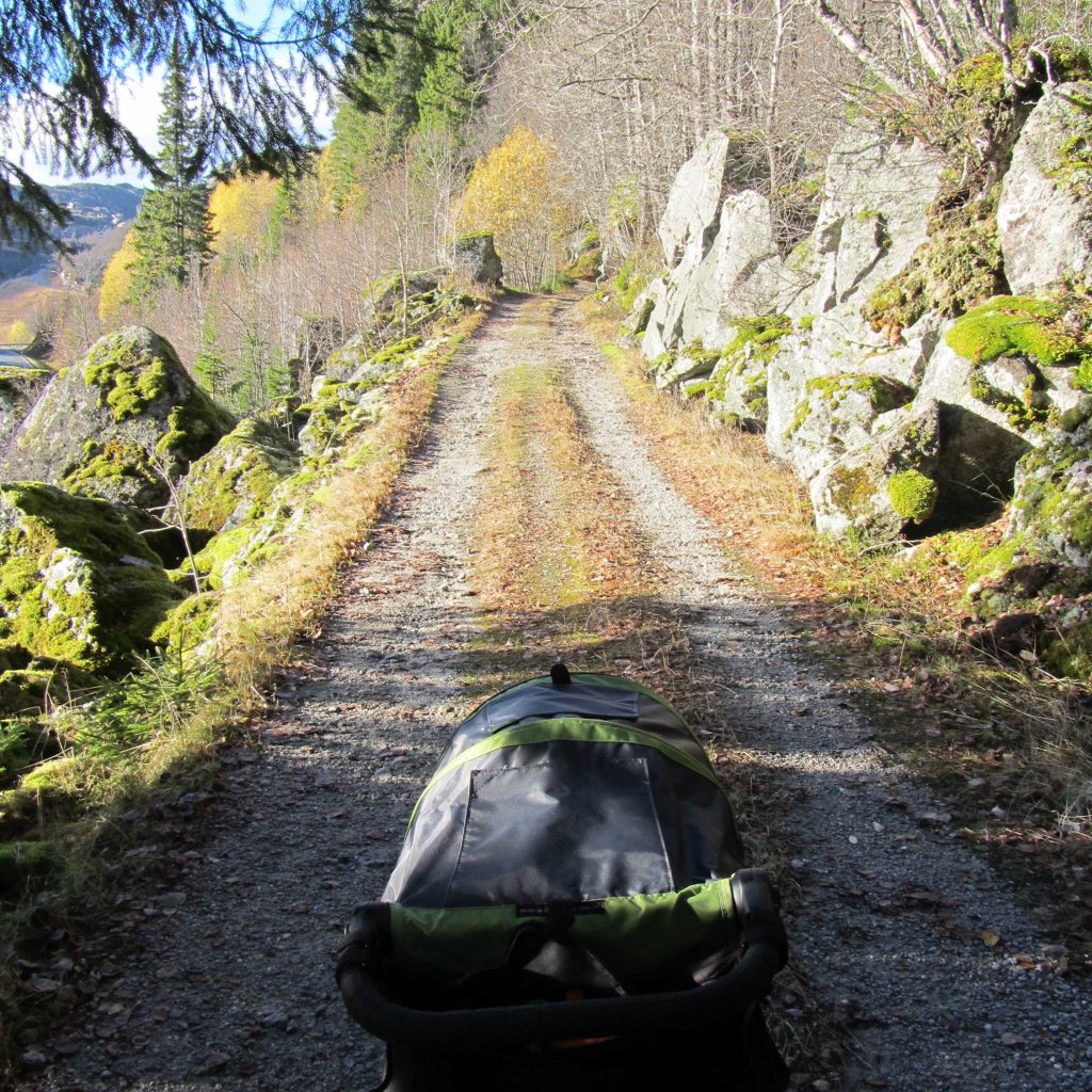 30.10.13. Fint å Gå Med Barnevogn I "gamle Kvernevassvegen"