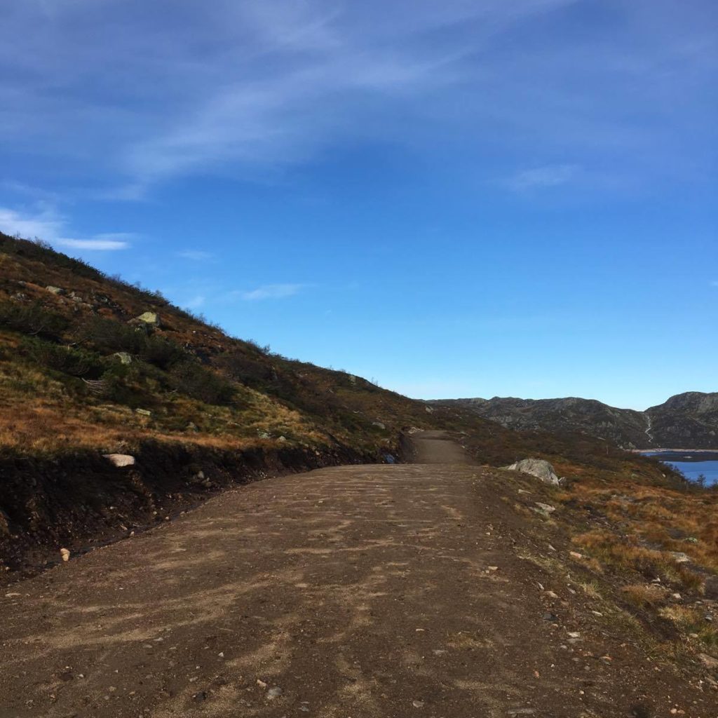 Planert Løypetrasè Til Dagsturhytta