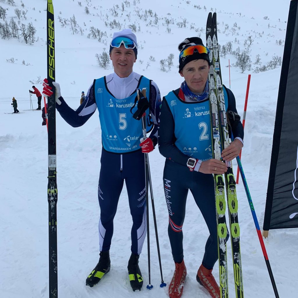 Lars Og Erlend Ble Raskeste Rundt Skoræ På Rett Under Timen.